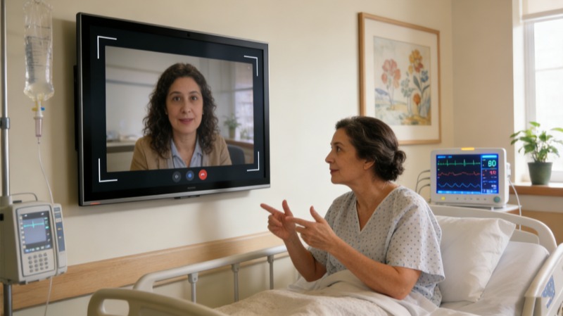 How Digital Displays Support Smart Patient Rooms in Hospitals