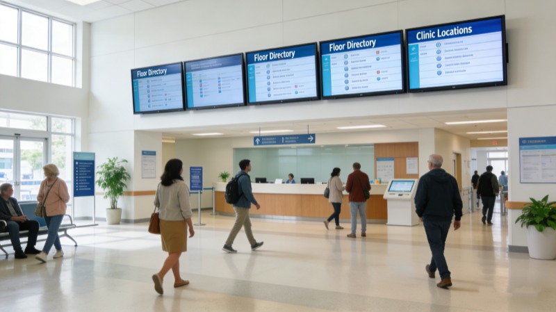 Smart Navigation Displays to Improve Patient Flow in Clinics | FVASEE
