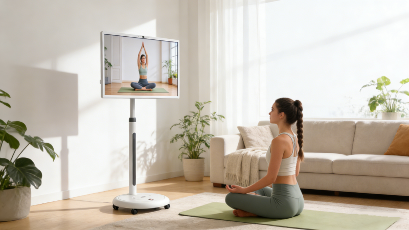 How Fvasee Portable Smart TVs Enhance Yoga and Meditation at Home
